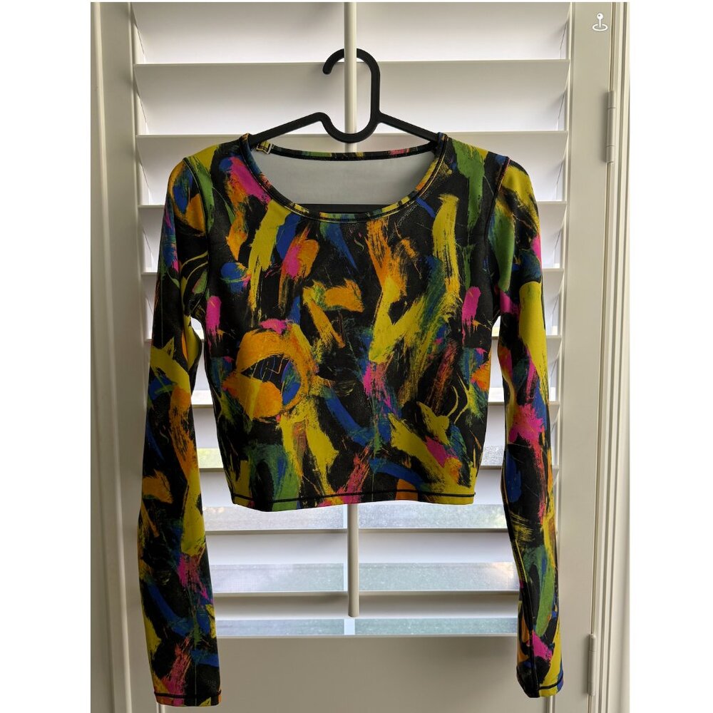 Lululemon Wunder Train Cropped Long Sleeve Shirt